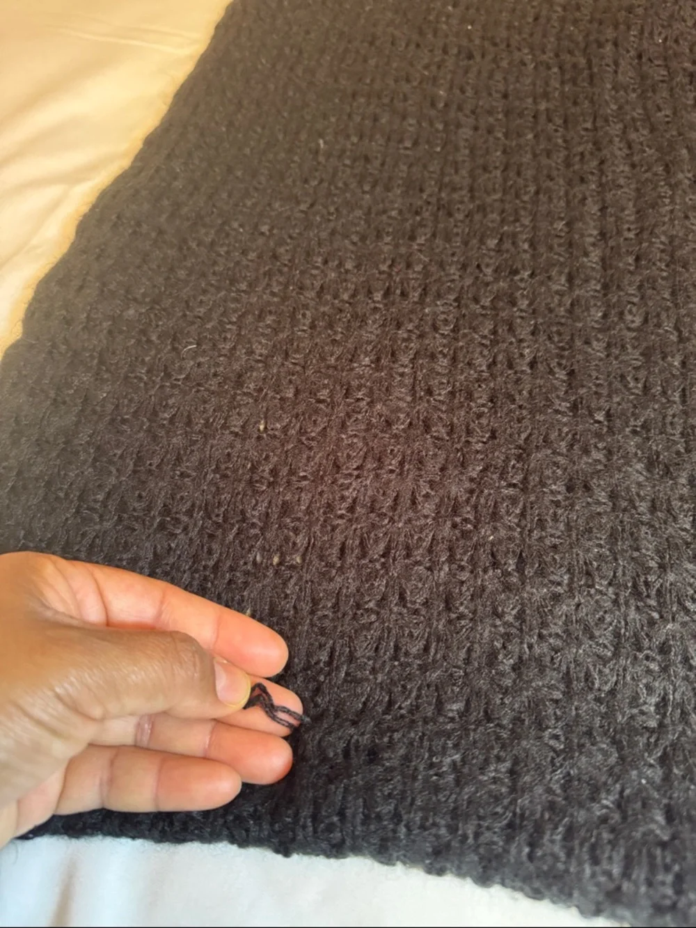 Cotton On Black Knit Infinity Scarf